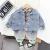 Clothing Sets Children's Handsome Denim Jacket Spring And Autumn Baby Foreign Style Long-sleeved Three-piece Boy Casual Suit