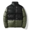 Men's Down Parkas Brown Winter Jacket Men Warm Stand Collar Parkas Unisex Y2k Clothes Vintage Quilted Coats Man Cotton Padded Jacket Bubble Jacket J231010