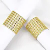 Christmas Decorations 100 50 30 10pcs Napkin Rings Bling Decoration Wedding Dinner Elegant Gold Sliver Holder Party Supplies 231011