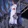 Themenkostüm Halloween Come für Frauen White Ghost Girl Come Horrorfilm Annabel Ghost Woman Cosplay Come T231011