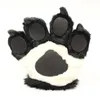 Guanti a cinque dita Simulazione carina Panda Zampa Peluche Soffice animale farcito Guanti cosplay M89E 231010