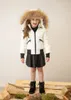 Down Coat AS Winter kids Down Jackets bomber design coats with nature fur 231010