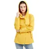 Women's Jacket's Jackets Spunautumn 2023 Windbreaker Midlength Women Hooded Coat Maistight Outdoor Raincoat Fashion Slim Jacket 231010