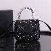 Crossbody Mini Shoulder Shopping Rivet Bags Tote Handbags Underarm Bag Women Handbag Purse Clutch Flip Wallet Fashion Letters Adjustable strapp