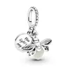 Designer 925 Sterling Silver Charm Dangle Nouvelle série Glow-in-the-dark Firefly Dangle DIY Fit Pandoras Bracelet Accessoires pour femme Bijoux en gros livraison gratuite