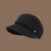 Berets Comfortable All-day Wear Hat Ladies Corduroy Stylish Women's Sboy Beret Versatile Winter For