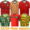 2023 24 Marocco maglie da calcio Coppa Senegal MANE Hakimi SAISS 23 24 Ghana Costa d'Avorio maglia di piede Ziyech nazionale KOUYATE SARR squadra Egitto maglia da calcio