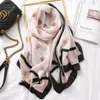 Sjaals Designer Star Heart Print vrouwen sjaal gestolen sjaals roze grote hijab -sjaals voor dames lente zomer wrap headband foulard f262n
