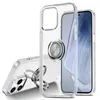 Capas transparentes com suporte de anel transparente para iphone 15 Pro Max 14 13 12 Samsung Galaxy S23 Ultra Plus S22 S21 360 Kickstand magnético