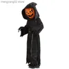 Tema kostym halloween terror fågelskrap cosplay come för barn spöke pumpa bobble head come boys girl pumpkin dyster reaper come t231011