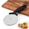 Stainless Steel Pizza Cutters Bakeware Pastry Roller Cutter Knife Cookie Cake Wheel Scissor Bakeware Kitchen Accessories Baking Tools Q631