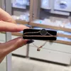 Bracciale Swarovski Gioielli di design Bracciale con racchetta a doppio strato 2 in 1 di qualità originale di alta edizione per donna con braccialetto di cristallo di rondine per donna