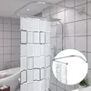 Storage Holders Racks Shower Curtain Rail UShaped with Angle Rod Set for Bathroom 231010