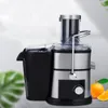 Juicers JE-60 Rostfritt stål stor kapacitet Commercial Fruit and Vegetable Juicer 220V Electric 800W Liten Round Head