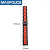 Watch Bands Colorful Stainless Steel Strap Brushed 22mm Band For SKX007 Metal Watchband With Folding Clasp Men Women