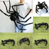 Other Festive Party Supplies Horror Giant Black Spider Halloween Party Decoration Props Kids Children Toys Haunted House Decor R231011