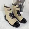 Kapitone savaş bot ayak bileği botları% 100 gerçek deri bot tasarımcıları kadın lüks boyut 35-42 düz çöl botu sonbahar kış kadın ayakkabı motosiklet botları kış botu
