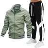 Survêtements pour hommes Street Running Sports Veste Teen Couture Impression Pantalon de survêtement Costume Logo personnalisable