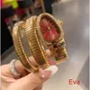 Женские часы в подарок, роскошный женский браслет, золотые часы со змеей, импортный механизм, лучший бренд, бриллиант, ремешок из нержавеющей стали 904L, 33 мм