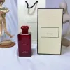 Parfum de créateur Femme Bouteille Rouge Parfum Scarlet Poppy 3.4oz Ingrédients Naturels Cologne France 100ml Expédition Rapide