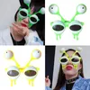 Partybevorzugung, lustige Alien-Brille, Kindergeburtstagsgeschenk, Cosplay-Kostüm, Pografie-Requisiten, Halloween-Zubehör