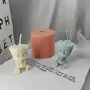 Candles Cake Accessories Tree Man Silicone Mold Little Cute Boy Cartoon Figure Candle Resin Epoxy Moulds Christmas 231010