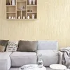 Wallpapers Vintage Solid Color Plain Linen Straw Wall Paper Tea Study Room Chinese Japanese Bedroom For Living