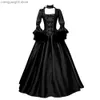 Themakostuum Halloween Kom Steampunk Vintage Vrouwen Middeleeuwse Jurk Gothic Vampier Carnaval Aankleedfeest Disfraz Halloween Para Mujer T231011