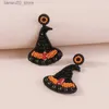 Altri accessori moda Boho Punk Hat Earing The Party All For 1 Uah Fashion Cute Halloween Orecchino da donna Semplice Spedizione gratuita Orecchini Goth Set Q231011