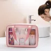 Bolsas al aire libre Nuevo bolso de maquillaje para chica al aire libre, bolso de cosméticos para mujer, organizador de artículos de tocador para mujer, estuche impermeable para maquillaje de moda para mujer 231011