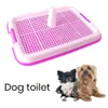 Gato brinquedos indoor cão potty treinamento toalete com cerca aumentada destacável fácil de limpar portátil pet pee caixa de areia suprimentos 231011