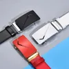 Other Fashion Accessories Golf Belt Men's Trend Men's Leather Automatic Buckle White Belt Leather Durable Youth Jeans With Korean Golf Belt 110-125CM 231011