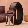 Other Fashion Accessories Classic Men Belt For Male Jeans High Quality Leather Belt Man Brown Genuine Leather Strap Luxury Pin Buckle Fancy Vintage 231011