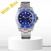 Se för män Designer Watches AA Quality 40mm 904L Automatisk mekanisk vikbar spänne Sapphire Glass Vattentät keramisk Montre de Luxe Homme armbandsur Dhgate