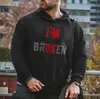 Sıcak Satış 2023 İlkbahar ve Sonbahar Sezonu Yeni Baskılı Spor Giyim Erkek Hip Hop Hoodie Sweater Seti Kafatası Dekorasyon Baskı