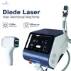 Laserdiode permanente ontharingsmachine 1200W handvatvermogen alle huidtypes TEC koelsysteem schoonheidsapparatuur kliniekgebruik 2 jaar garantie