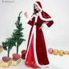 Tema kostym par jul jultomten cosplay kom xmas parti man barns familj kommer jul jultomten kostym vuxen jul cospl231010