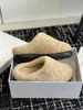 The new plush slippers are light comfortable and good-looking lined with fur and lamb fur and made of suede leather for casual women's slippers