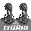 Cykel derailleurs ltwoo ut cykel keramiklager kolfiber remskivan set bakre guide 11 hastighet 34t support Shimano 231010