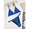 Damen-Badebekleidung, 2023, geteilter Bikini, spezieller Farbverlaufsstoff, modischer Strand-Badeanzug für Frauen, einteiliger Badeanzug