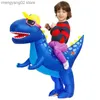 Tema Costume Bambini Bambino Dinosauro tavolo Vieni Cartoon Anime Abito completo Purim Halloween Festa di Natale Cosplay Arriva per le ragazze dei ragazzi T231011