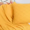Coperte Nordic lavorato a maglia TV Bed End Decor Drop ShipShawl Coperta per divano con nappe Sciarpa Emulazione Tiro in pile 231011