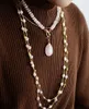 Sautoirs Haut de gamme Rose Quartz Waterdrop Pendentif Strand Lariat T Bar Déclaration Collier Designer Femmes Collier Guérison Cristal Bijoux 231010