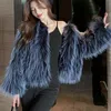 Women Fur Faux Plazson Płaszcz Kobiety Fall Winter Coats Veste Femme moda odzież wierzchnia 231010