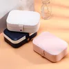 Jewelry Boxes Portable Box Organizer Display Travel Case Button Leather Storage Zipper Jewelers Joyero 231011