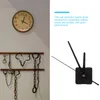Accessoires d'horloges Kit de fabrication d'horloge murale en métal Mécanisme de sport Arbre long DIY Moteurs en plastique Remplacement actionné à la main Travail