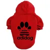 Ubrania odzieży dla psa swobodny jesień i zimowy sweter z kapturem duży średnie małe psy ubrania zwierzaka 231011