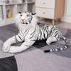 Décorations de Noël 25-120CM Jouets de tigre géant de haute qualité Jouets d'animaux en peluche réalistes Jouets pour enfants Enfants Enfants Cadeau de Noël