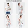 S Slings ryggsäckar Baby Bag Portable Ergonomisk ryggsäck Född till småbarn Front och bakhållare Kangaroo Wrap Sling Baby Accessories 231010