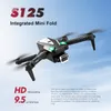 GSF NOWOŚĆ S125 Składane drony RC 4K Profesjonalne szerokie kąt HD Unikanie przeszkód wifi FPV ESC RC Quadcopter Boy Toys